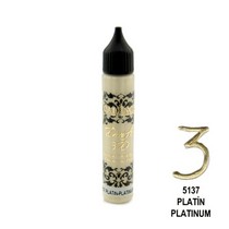 3d Dora Boncuk Boya 5137 Platin 25ml