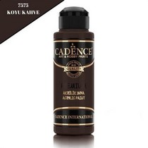 Cadence Premium Akrilik Boya 7575 Koyu Kahve 120 Ml