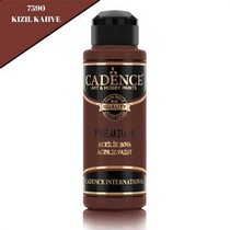 Cadence Premium Akrilik Boya 7590 Kızıl Kahve 120 Ml