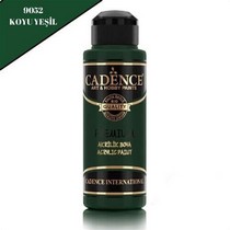 Cadence Premium Akrilik Boya 9052 Koyu Yeşil 120 Ml