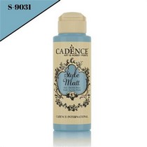 Style Mat Akrilik Boya S-9031 Mavi Zikron 120ml