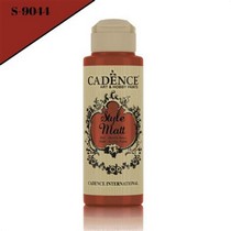 Style Mat Akrilik Boya S-9044 Kök Kırmızı 120ml